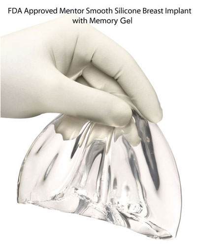 mentor memory gel breast implant image