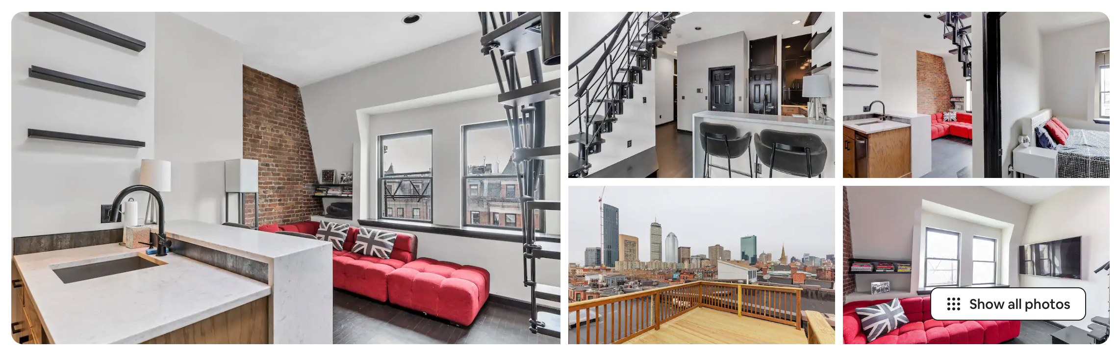 Stunning South End 1BR - private roof deck